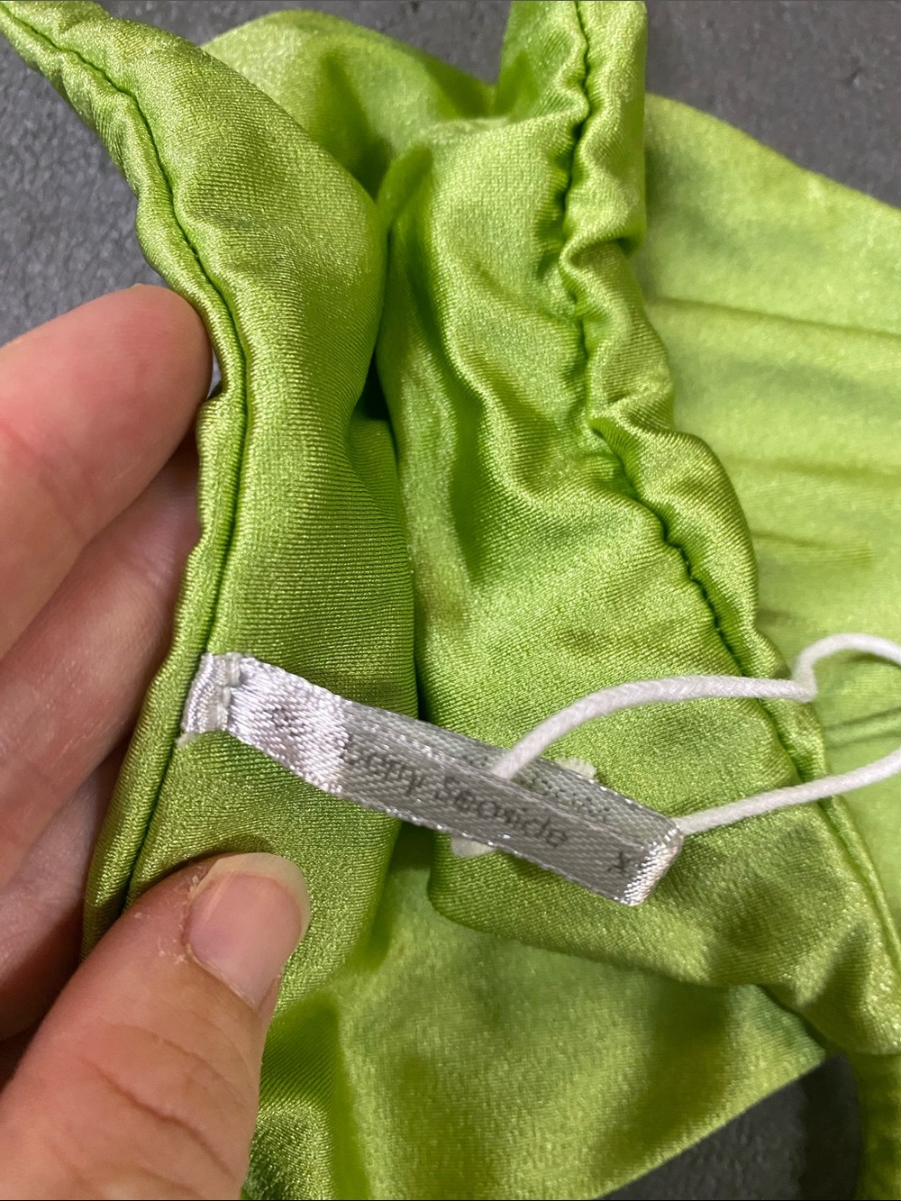 Gooseberry Mint Green Women's Triangle Bikini Set - Picture 2 of 6